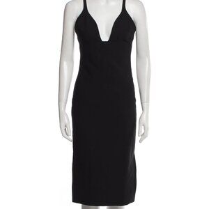 Cinq à Sept V-Neck Midi Length Dress | Size: 2